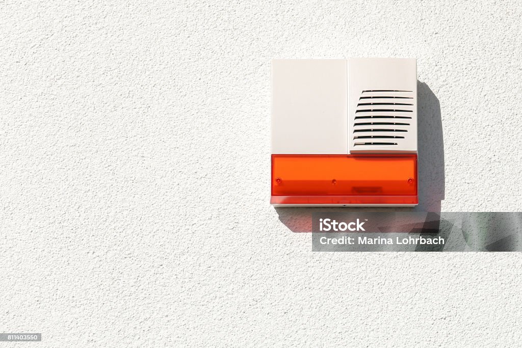 External alarm. Part of a modern electronic alarm system.